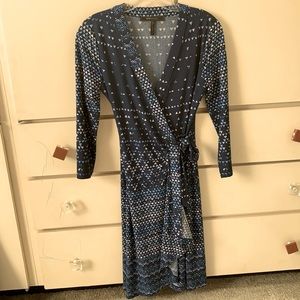 BCBGMaxAzria Asymmetrical Wrap Dress